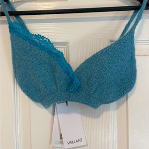 Vaillant Knitted Bra in Grace Blue – Size 36 (2024 Collection) - NWT